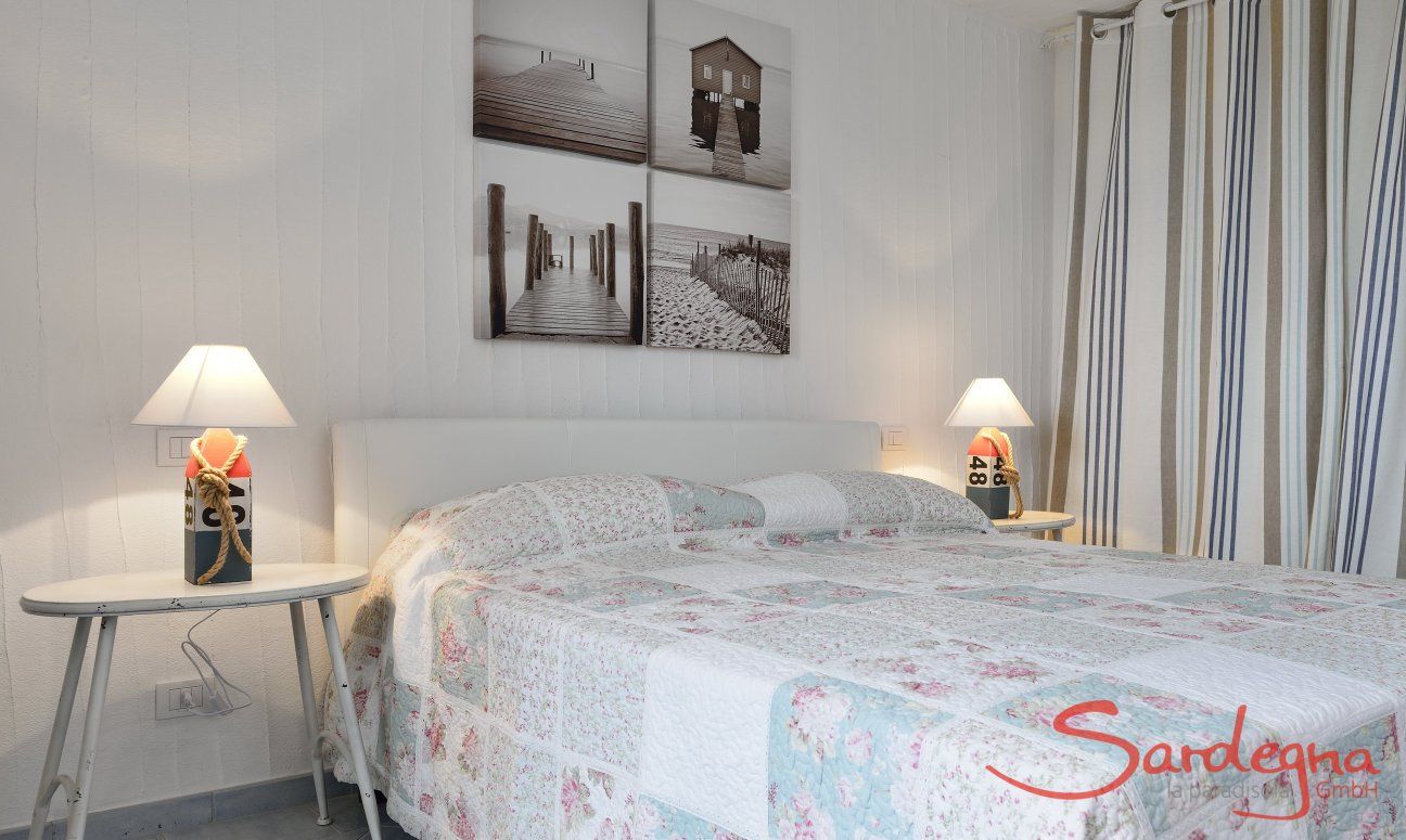 Li Conchi 32 | Schlafzimmer 3 mit Doppelbett im UG Schlafzimmer 3 UG