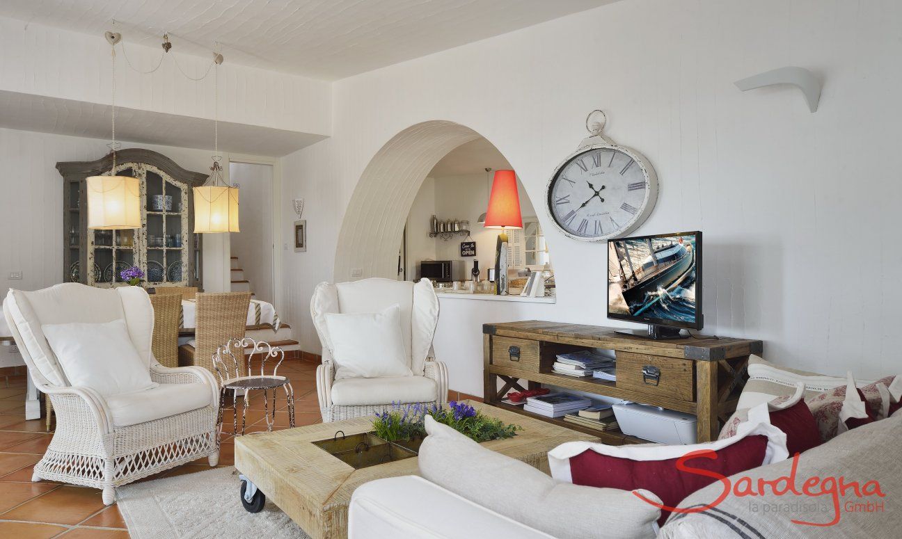 Li Conchi 8 | Wohnbereich mit großer, gemütlicher Sofaecke Wohnzimmer