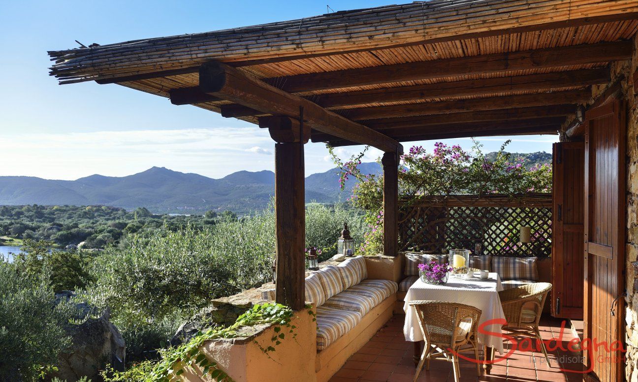 Apartment Country Club 2 | Terrasse mit weitem Ausblick in die Natur Terrasse mit weitem Ausblick in die Natur