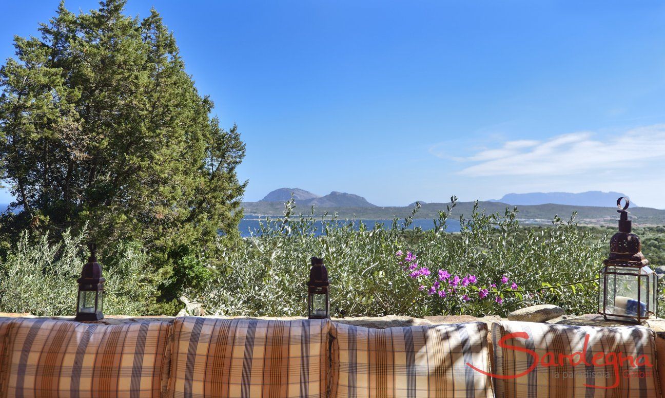 Apartment Country Club 2 | Terrasse mit Blick auf das Meer Terrasse mit Blick auf das Meer