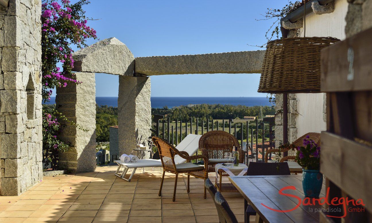 Li Conchi 2 | Auf der Terrasse das Meer im Blick Blick von der Terrasse
