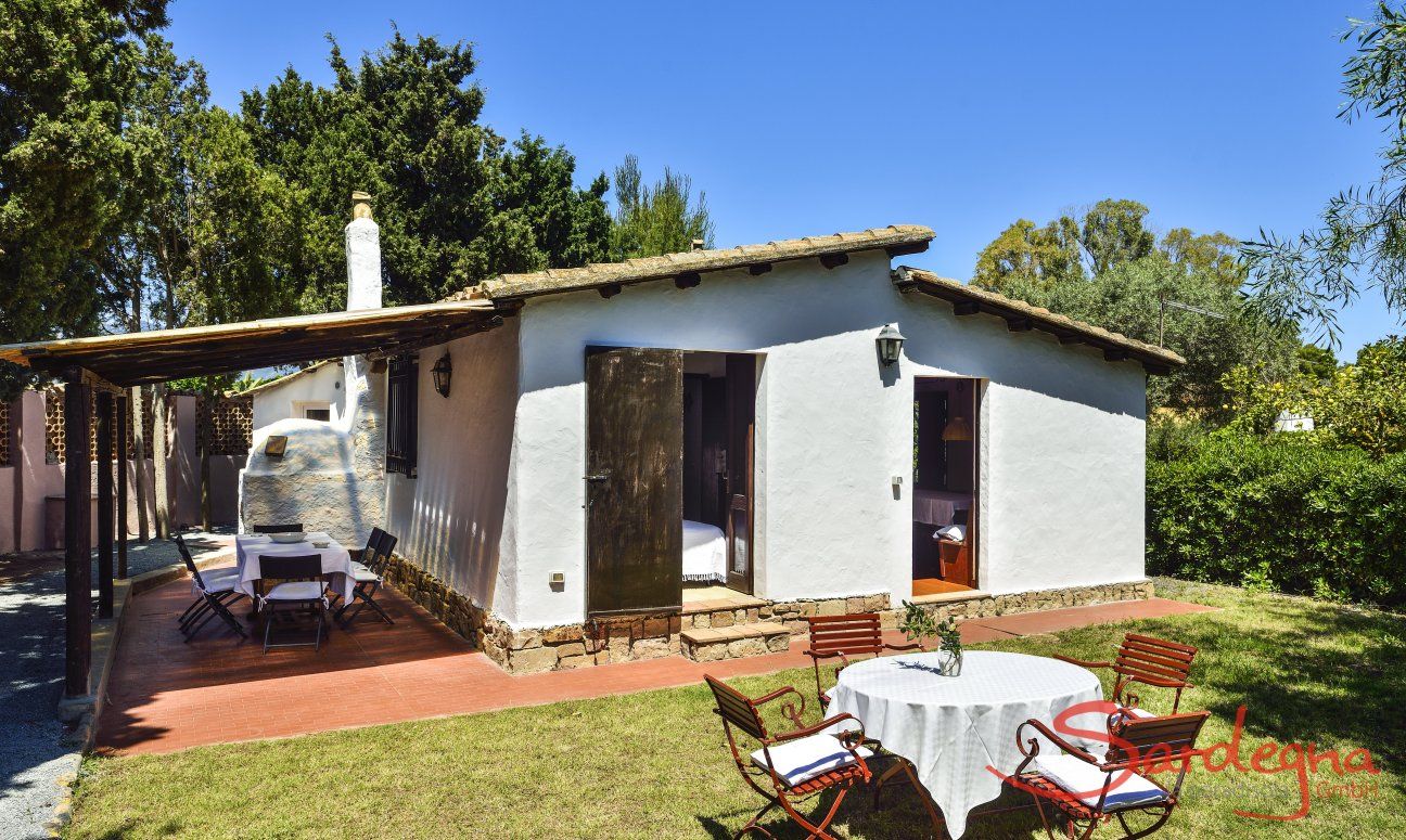 Casa Su Faru 5 | Typisches Strandcottage mit Garten und Tor zum Strand Su Faru 5