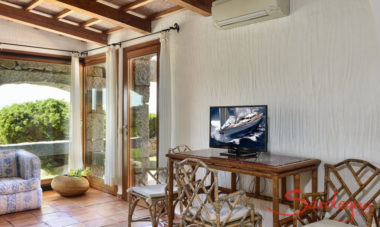 Villa Domus 9d | Wohnzimmer mit Garten-und Terrassenzugang Wohnzimmer mit Garten-und Terrassenzugang