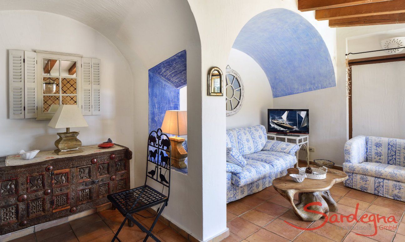 Penthouse Domus 16 | Wohnzimmer mit gemütlicher Sofaecke Wohnzimmer mit gemütlicher Sofaecke