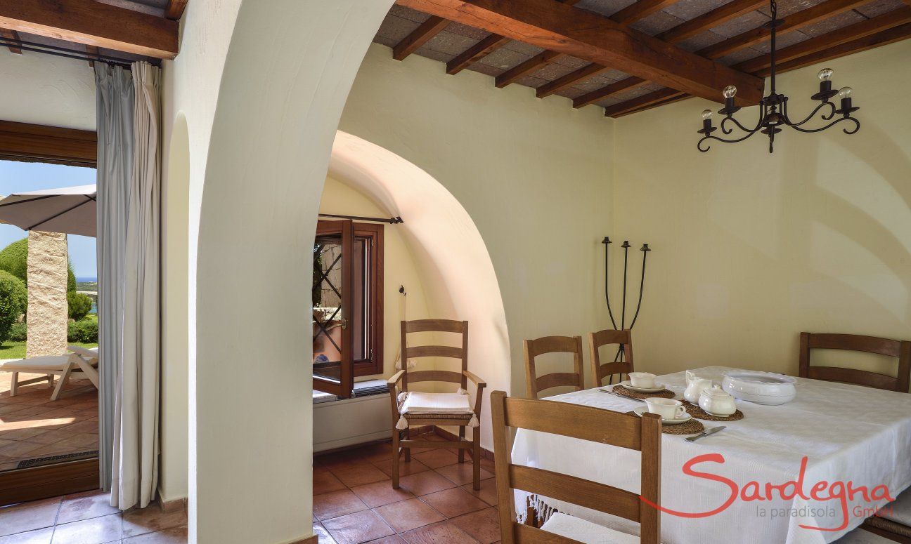 Villa Domus 17 | Großer Essbereich mit Terrassenzugang Großer Essbereich mit Terrassenzugang