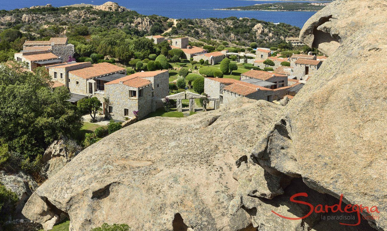 Penthouse Domus 16 | Blick auf die Anlage und aufs Meer Blick auf die Anlage und aufs Meer