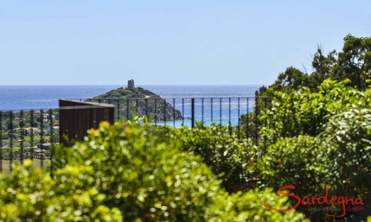 Villa Torretta Chia | Garten mit Blick auf das Meer Garten mit Blick auf das Meer