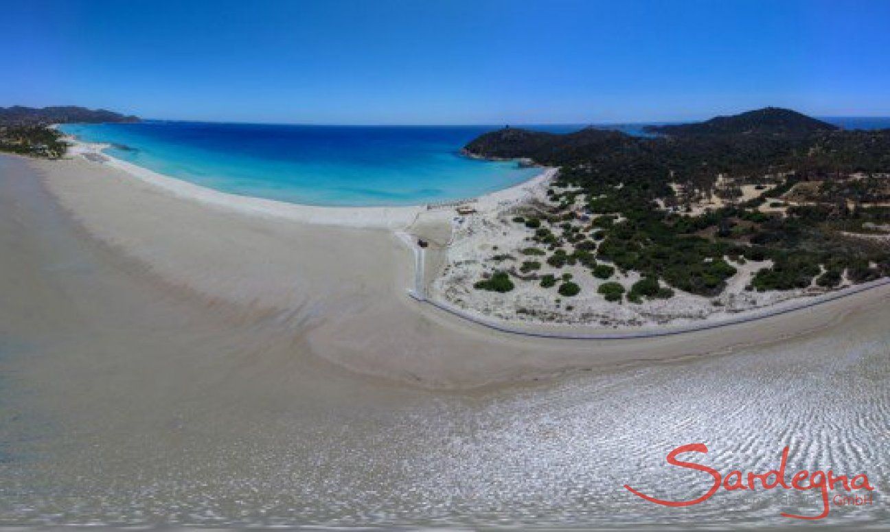 Panorama 360° Cala Giunco mit Salzsee