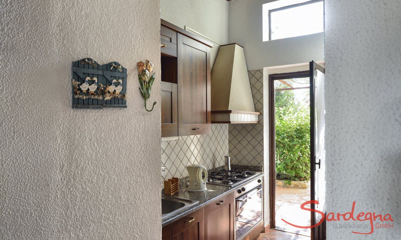 Villa Ibiscus | Vollausgestattete Küche mit Terrassenzugang Vollausgestattete Küche mit Terrassenzugang