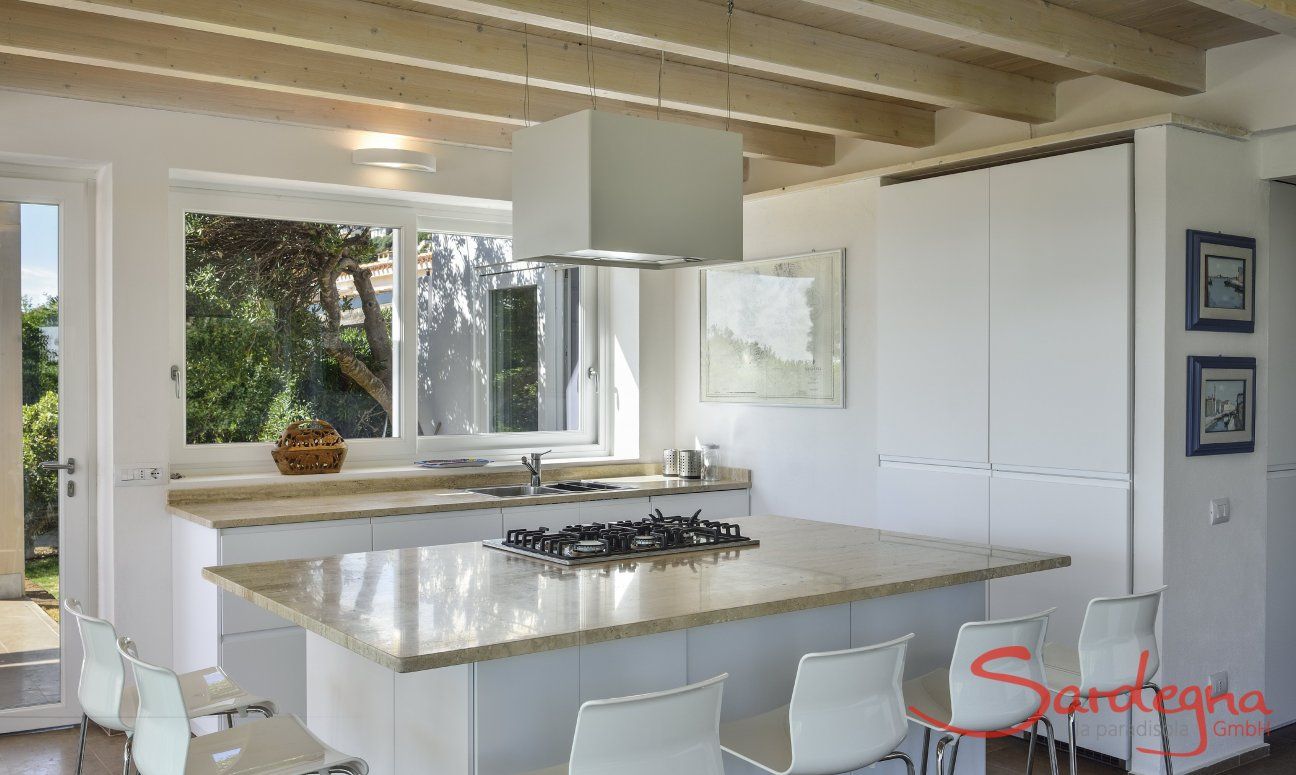 Villa Graziano | Moderne, vollausgestattete Wohnküche Moderne, vollausgestattete Wohnküche