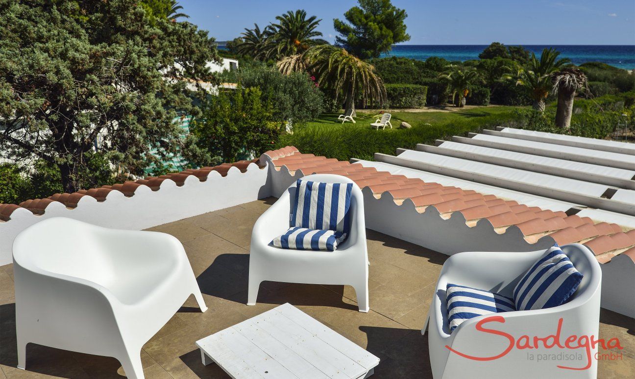 Villa Graziano | Dachterrasse mit Blick über die ganze Küste Neu