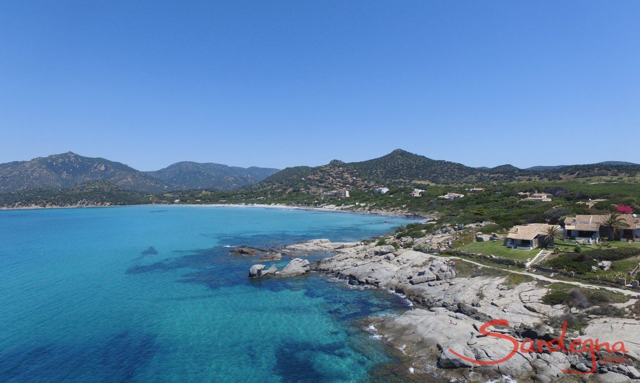 Apartment Azzurra | Glasklares Wasser an der Bucht von Villasimius Glasklares Wasser an der Bucht von Villasimius