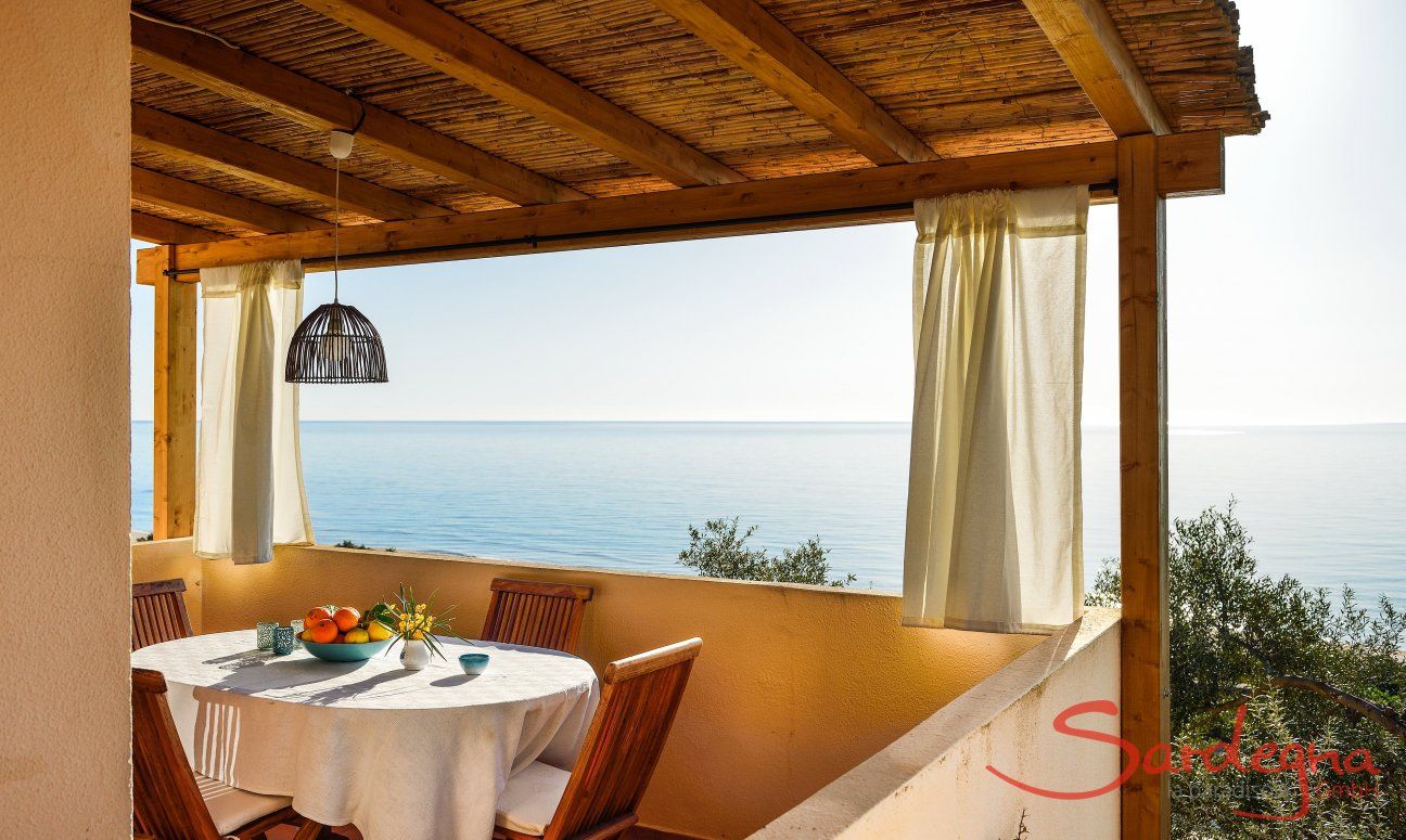 Apartment Nido 3 | Sensationeller Blick von der Terrasse auf das Meer Sensationeller Blick von der Terrasse auf das Meer