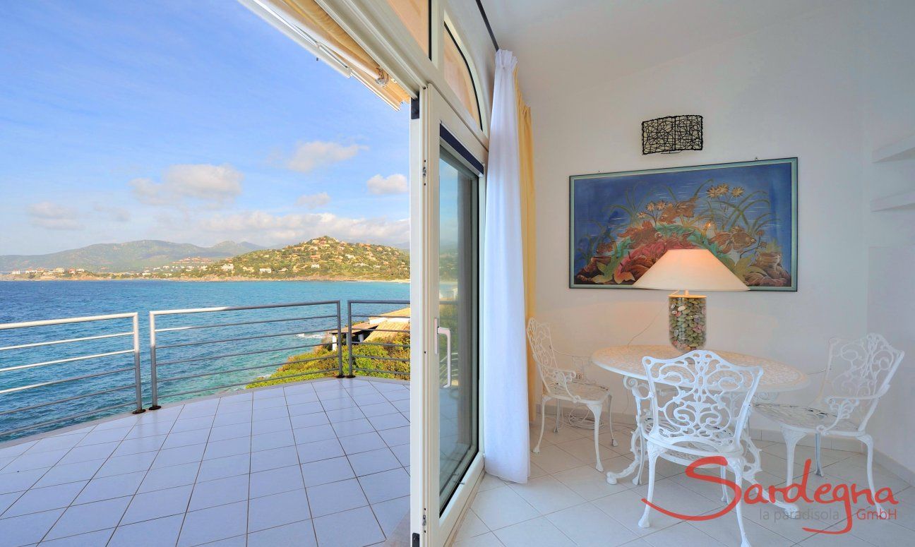Apartment Azzurra | Meerblick von der Terrasse App. Azzurra