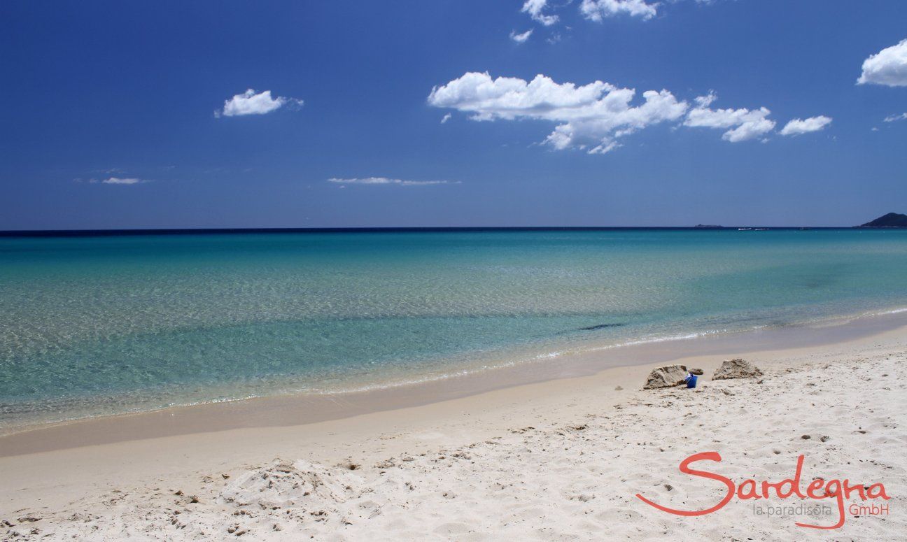 Costa Rei, weißer Strand am kristallklaren Meer