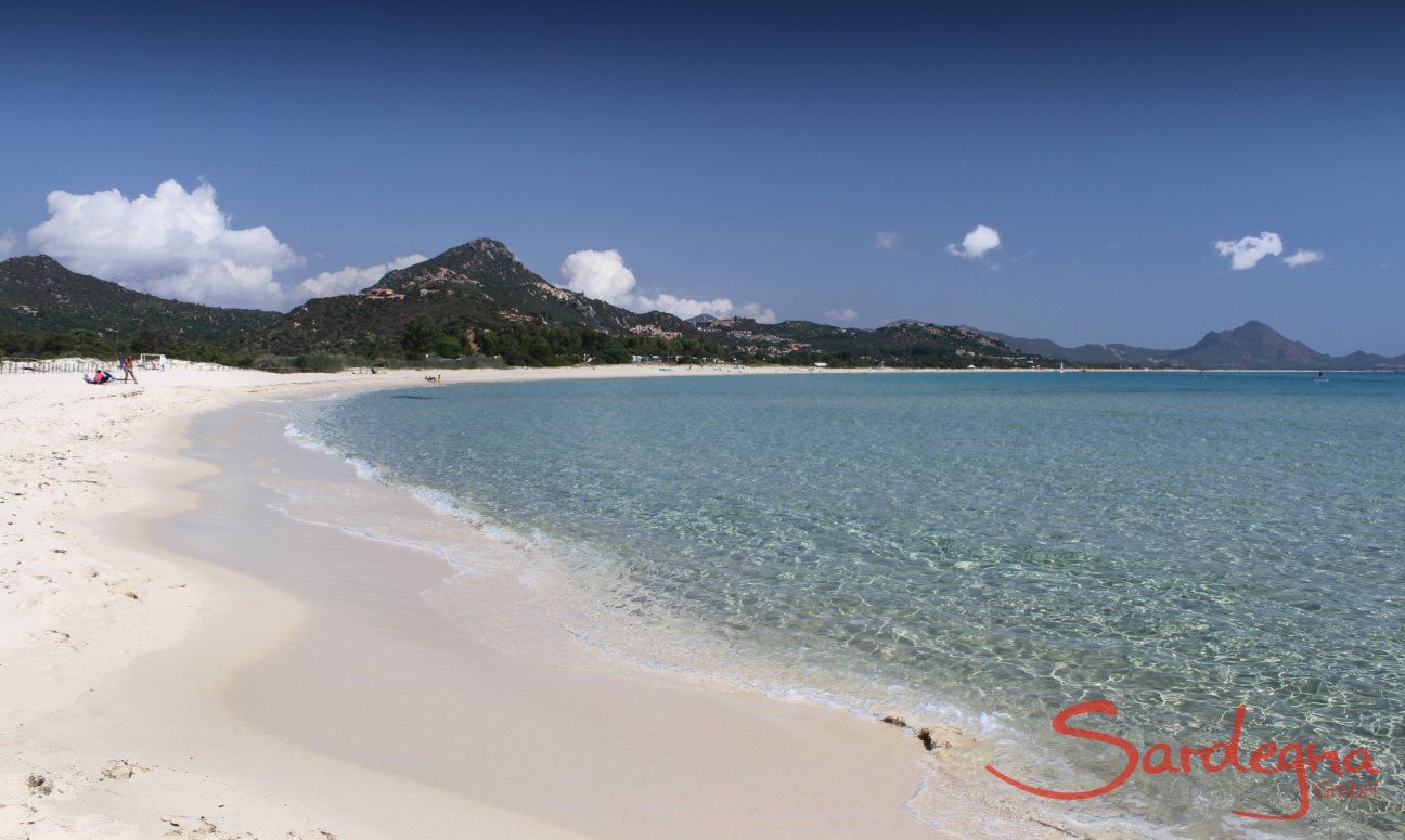 Villa Mare Turagri | Langer Sandstrand Costa Rei vor dem Haus. Strandabschnitt Scoglio di Peppino