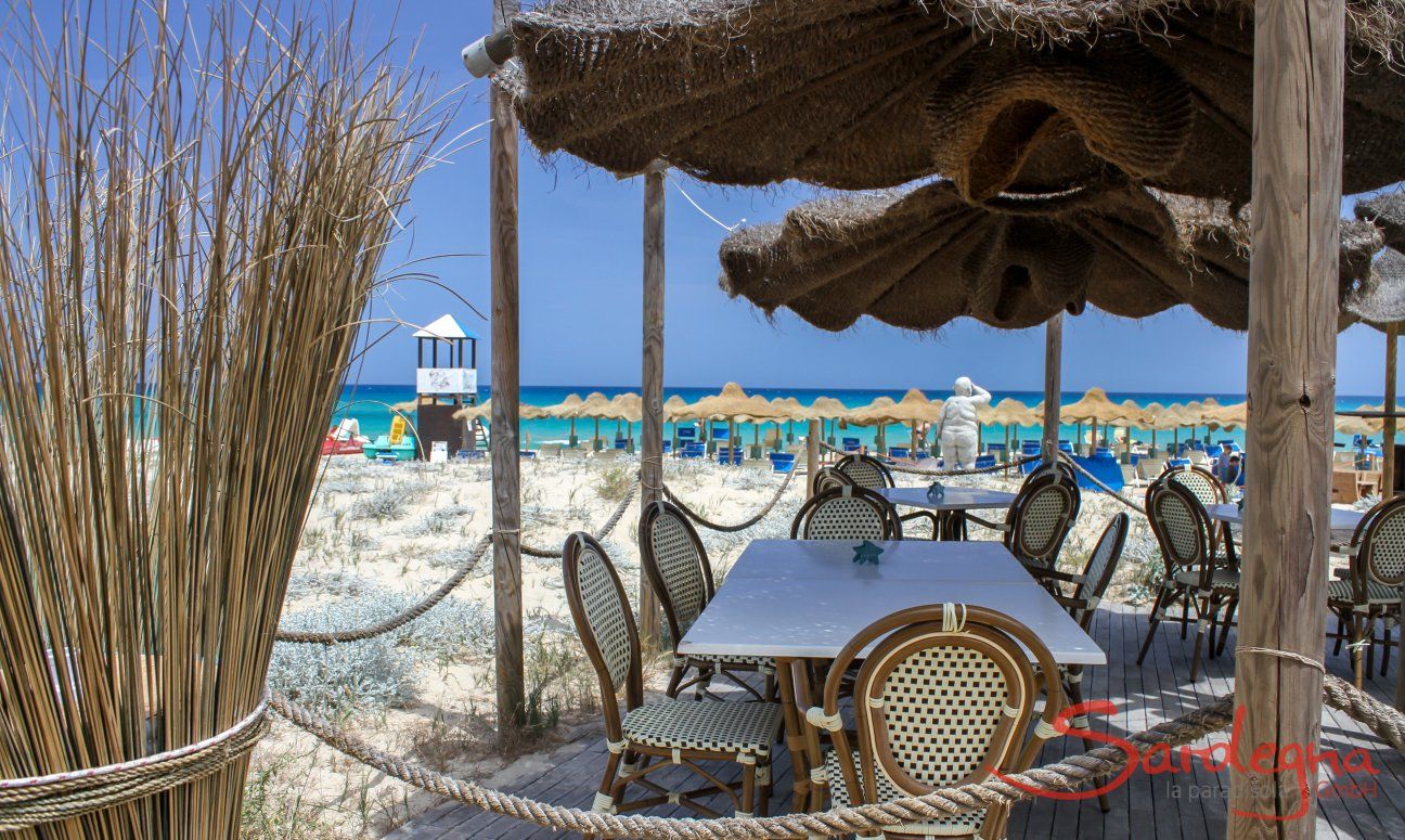 Bar und Strandrestaurant Tamatete am Strand Cala Sinzias