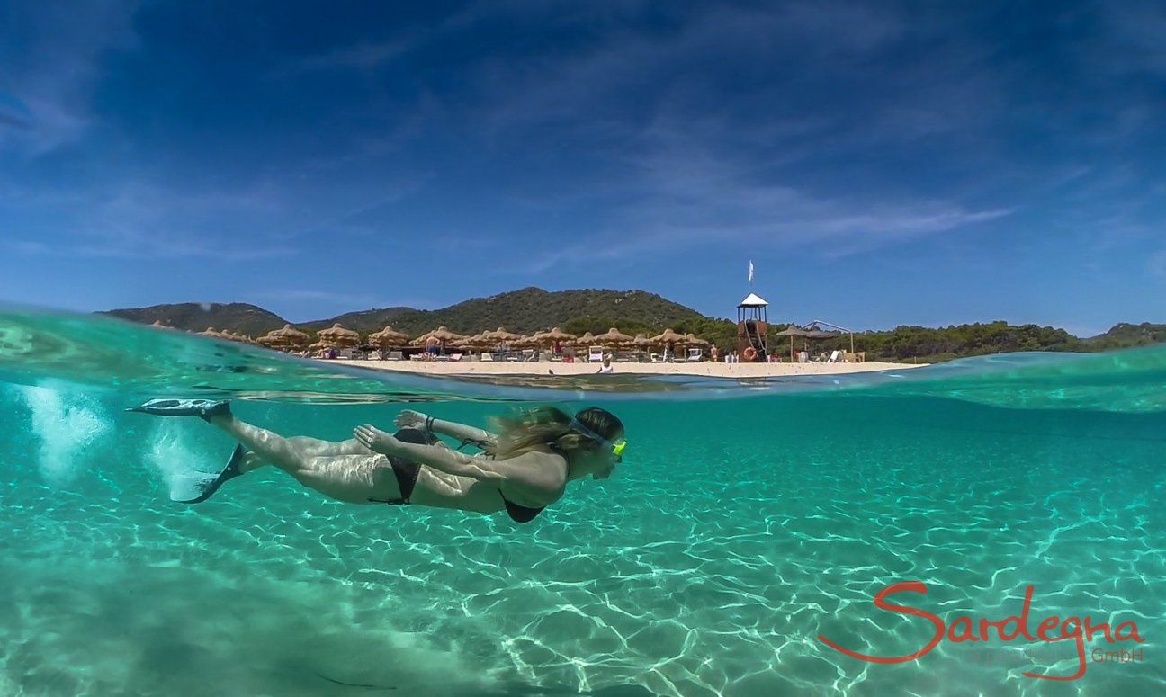 Cala Sinzias Unterwasserfoto Tamatete