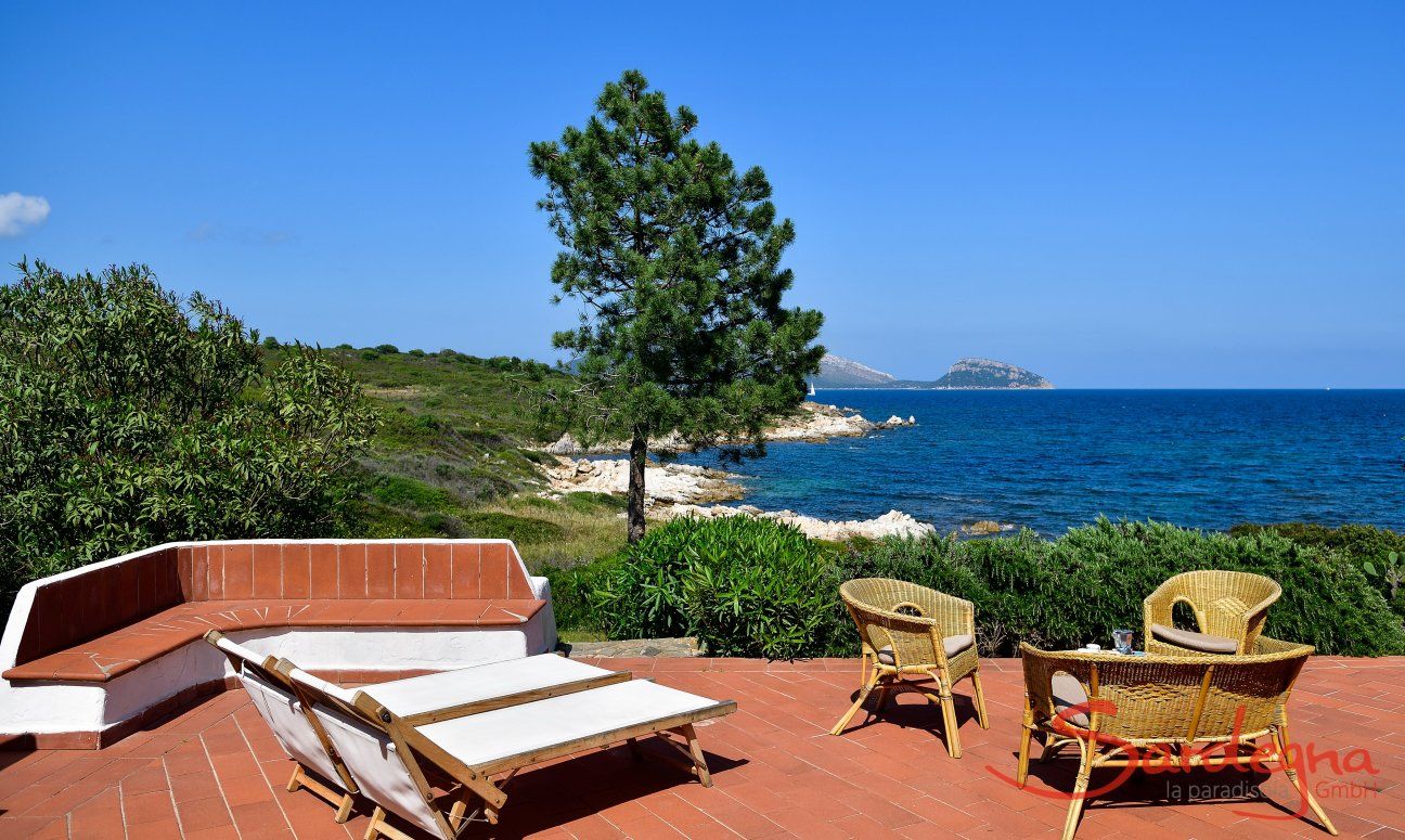 Terrasse mit Meerblick