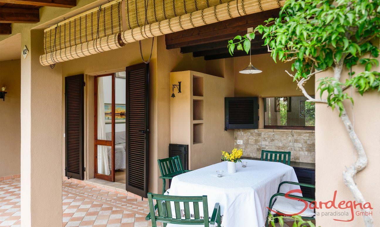 Villa Mare Turagri | Essbereich auf der Terrasse Essbereich auf der Terrasse