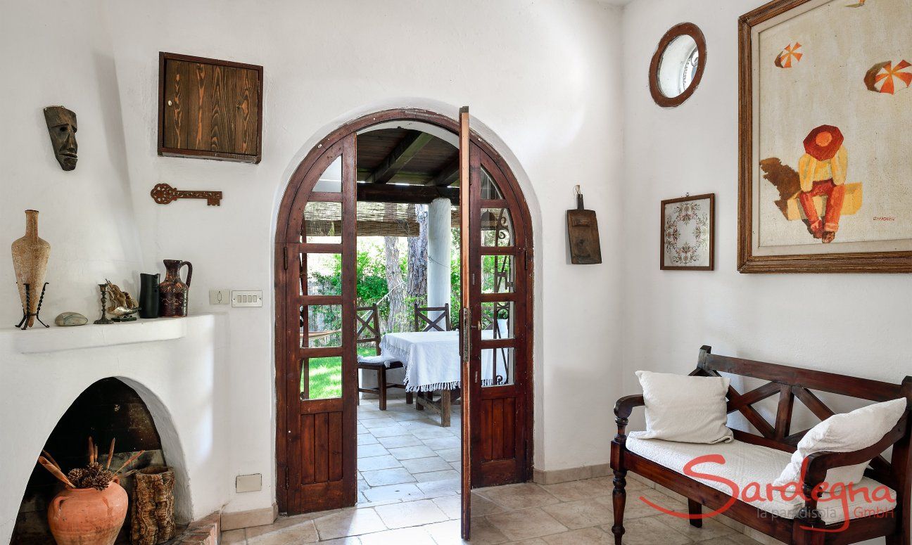 Villa Liliana | Tür vom Wohnzimmer zur Terrasse Tür vom Wohnzimmer zur Terrasse