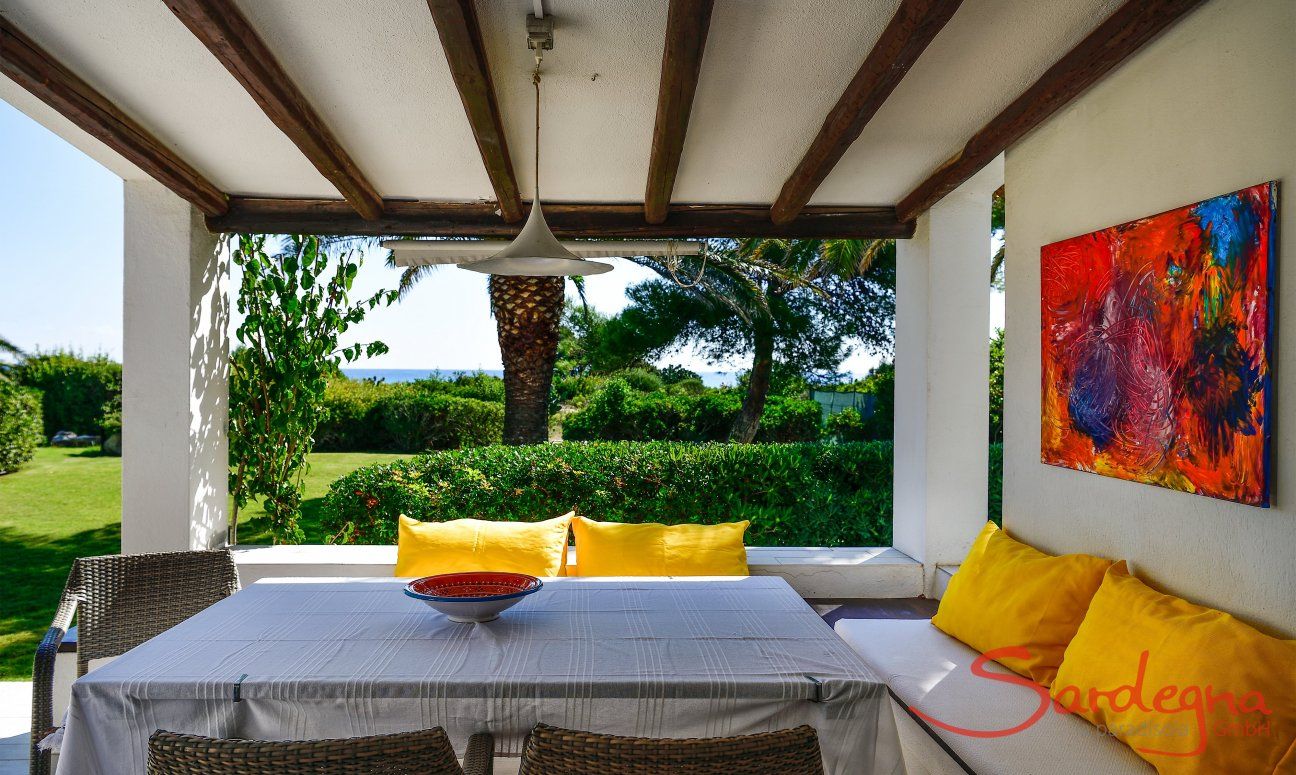 Villetta 3 | Terrasse mit Blick in den Garten Terrasse mit Blick in den Garten