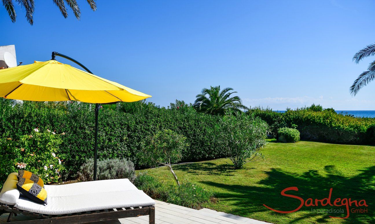 Villetta 3 | Blick in's Grüne und auf's Meer Großer Garten der Villetta 3