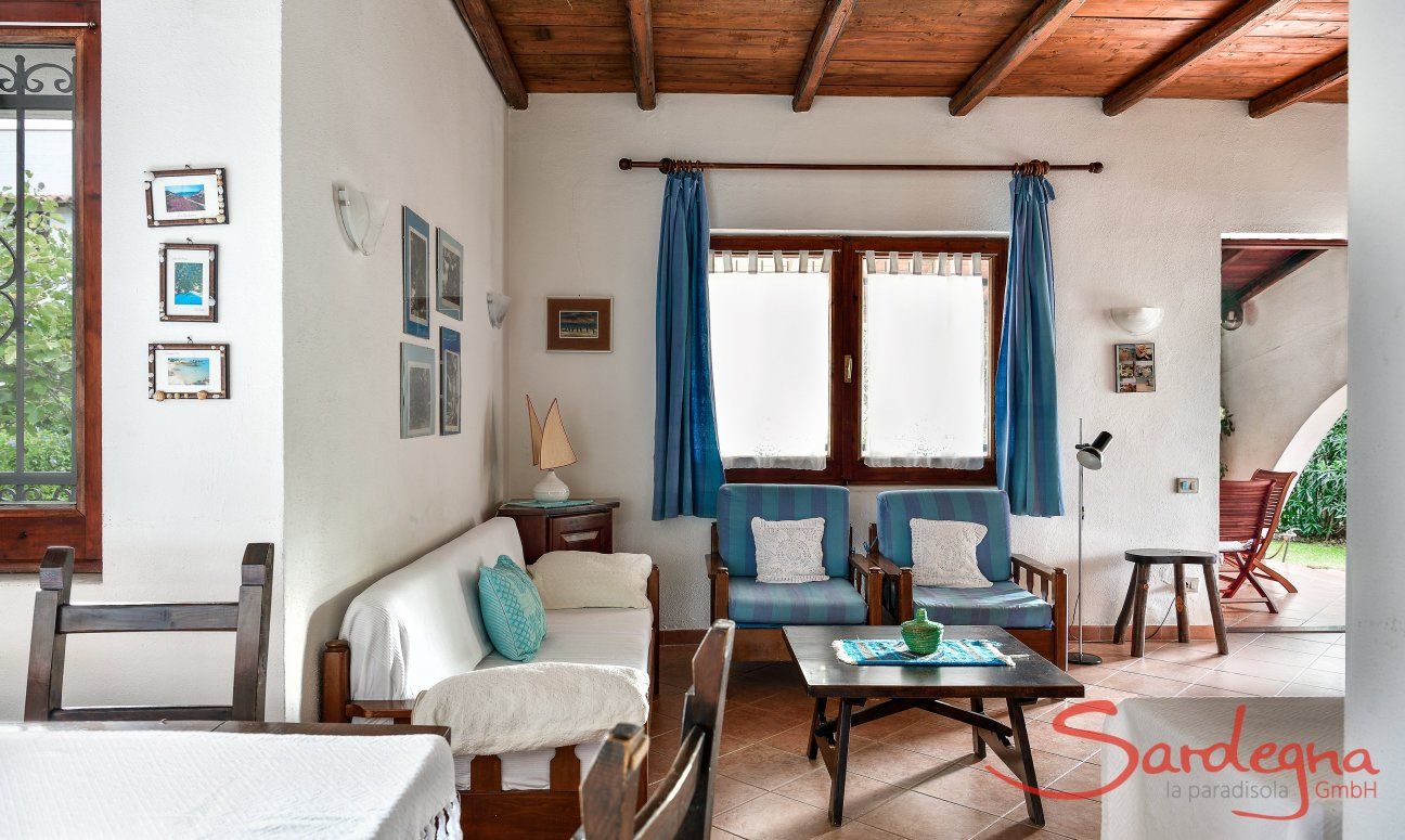 Villa Vela | Wohzimmer mit Terrassenzugang Wohzimmer mit Terrassenzugang