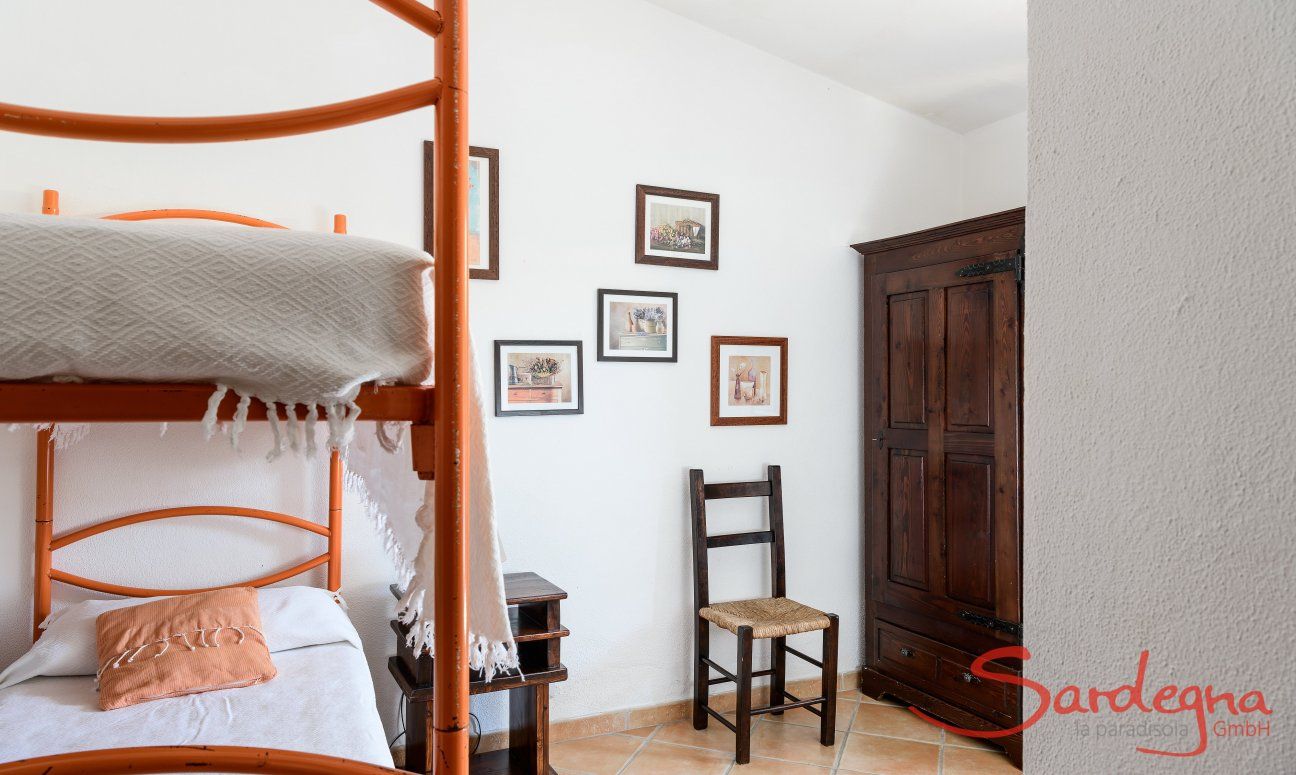 Villa Giangaleazzo | Schlafzimmer 4 mit Stockbett Schlafzimmer 4 mit Stockbett