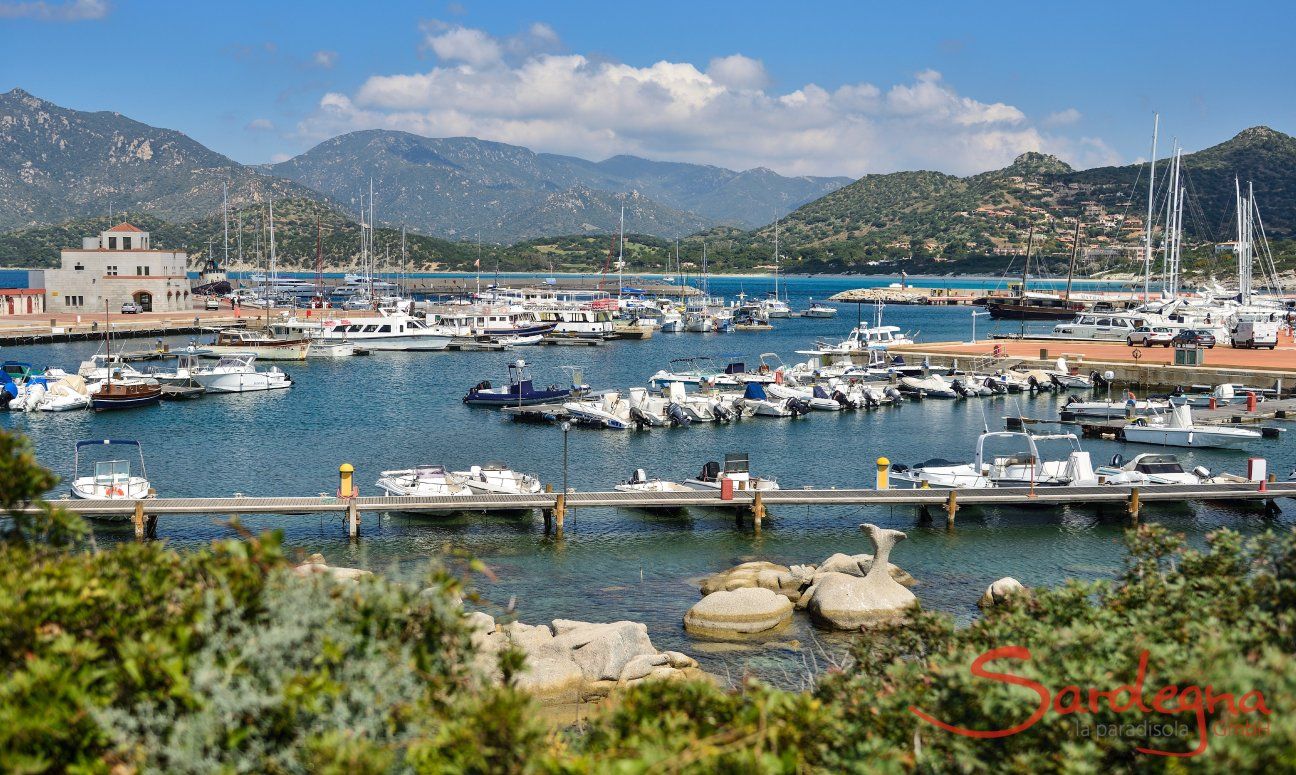 Hafen von Villasimius beim Spiaggia del Riso