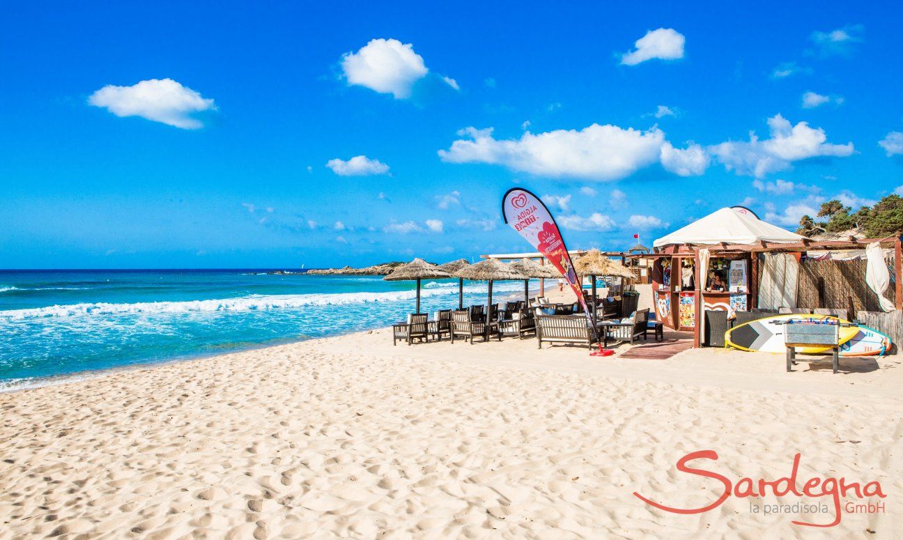 Bar am Strand Le Dune di Campana di Chia