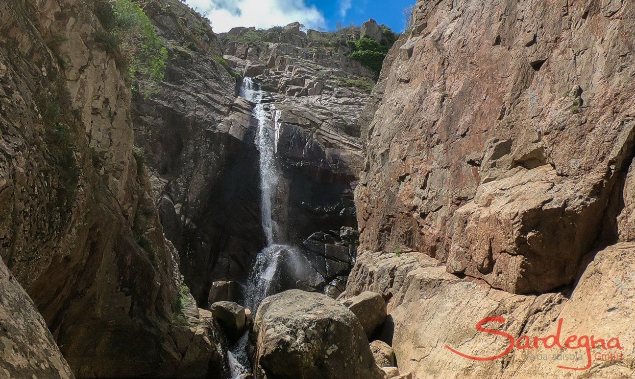 Wasserfall Sa Spendula, Villacidro, Sardinien