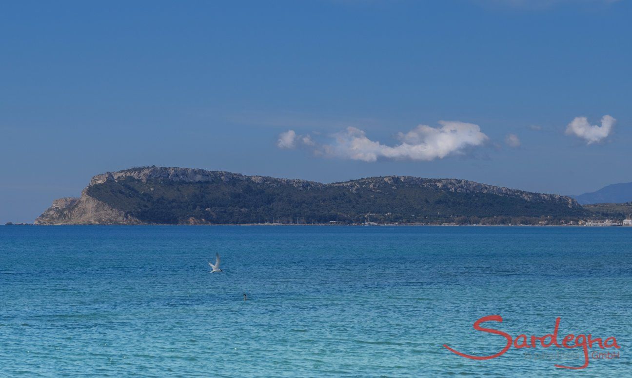 Türkis schimmerndes Meer im Golfo degli Angeli bei Cagliari