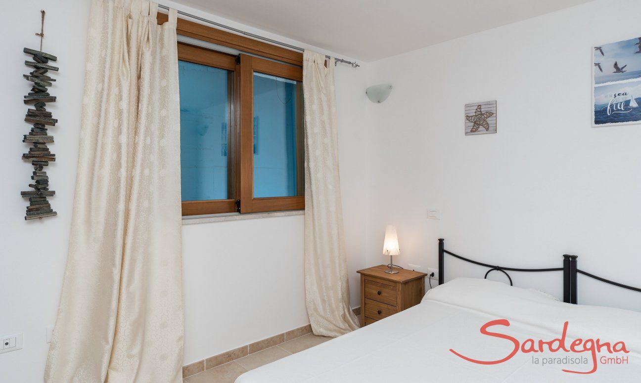 Villa del Campo | Schlafzimmer 4 im UG mit Doppelbett Villa del Campo, Is Molas, Pula