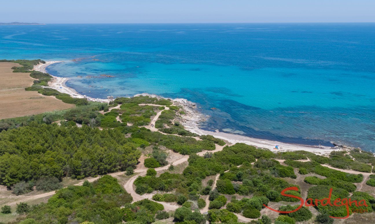 Strand von Sant Elmo, Südsardinien