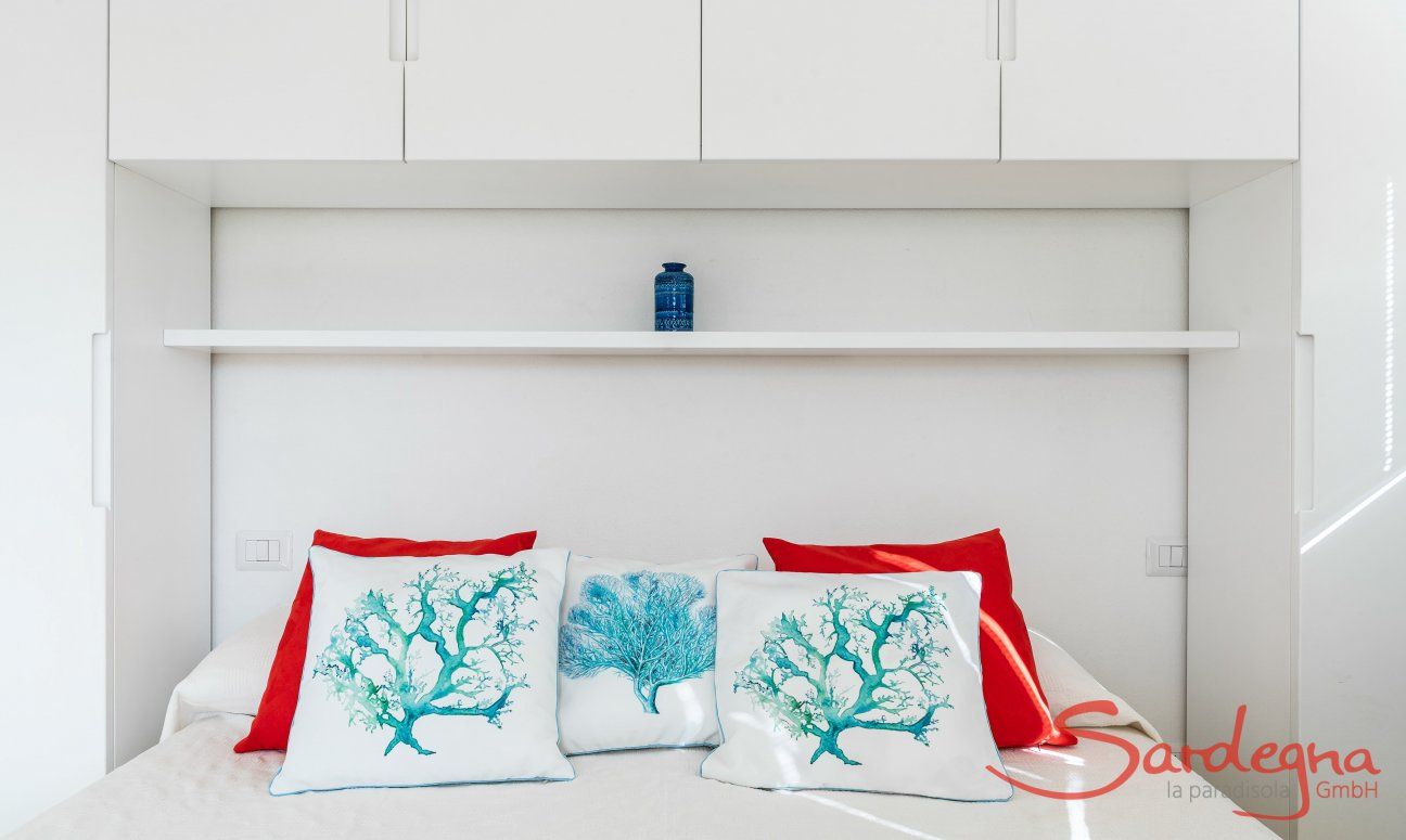 Villa Sandra 43 | Doppelbett vom Schlafzimmer 3 Hausdarstellung