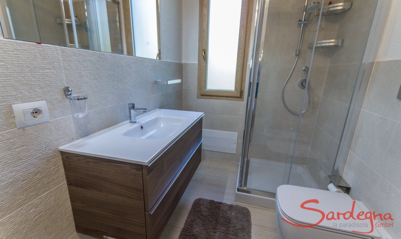 Villetta Fabio | Badezimmer mit Dusche Villetta Fabio, Costa Rei