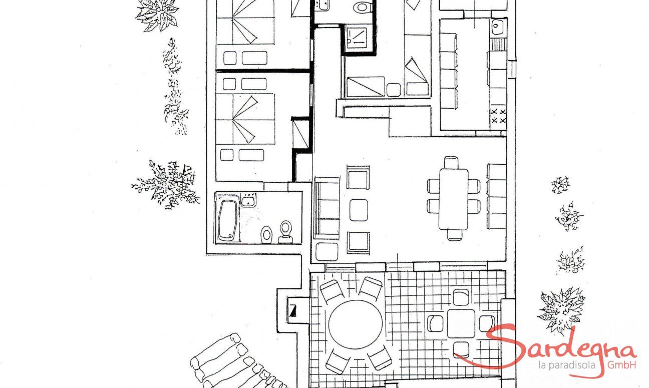Villa Alessia | Grundriss Villa Alessia Grundriss Villa Alessia