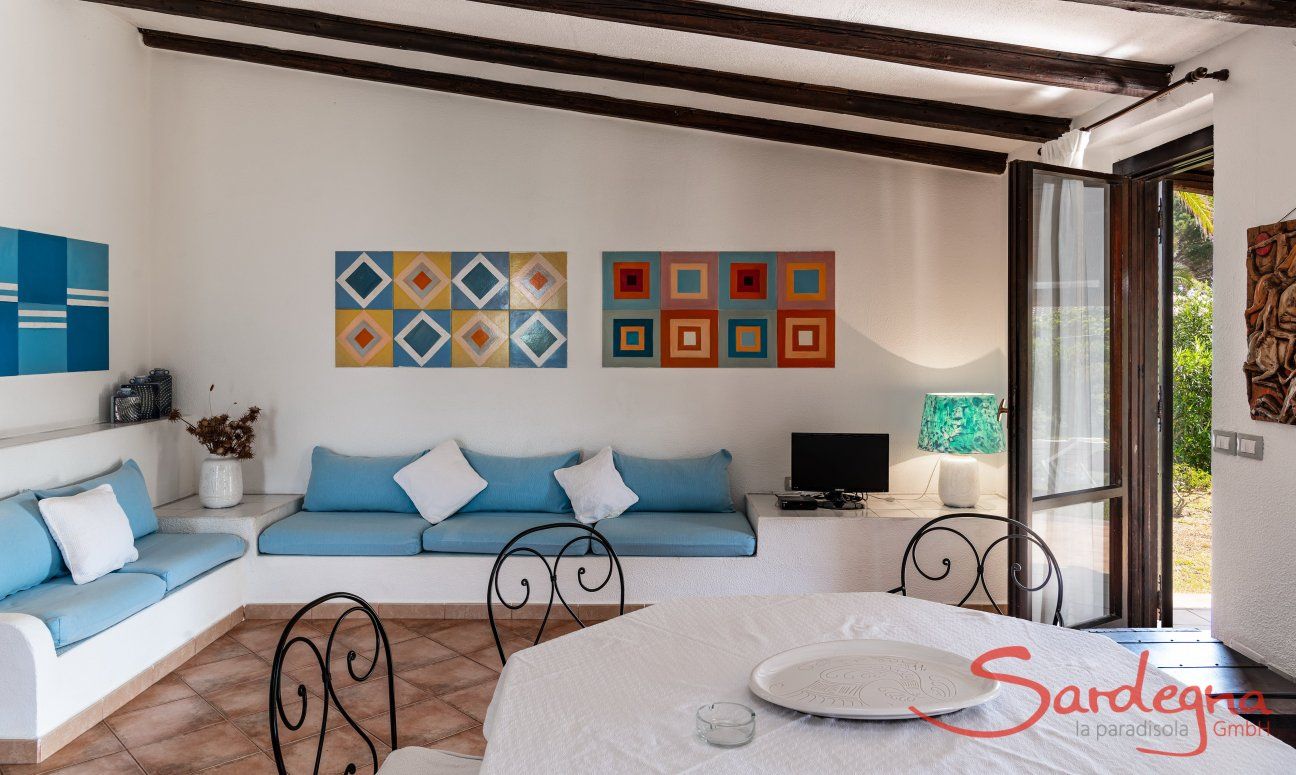 Wohnzimmer Villa Viola, Costa Rei