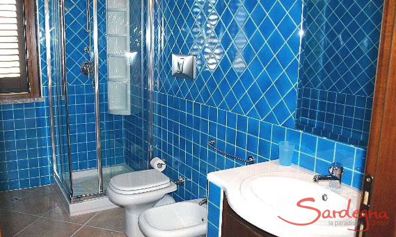 Villa Tiziana 11 | Badezimmer 2 mit Dusche und Bidet Bad