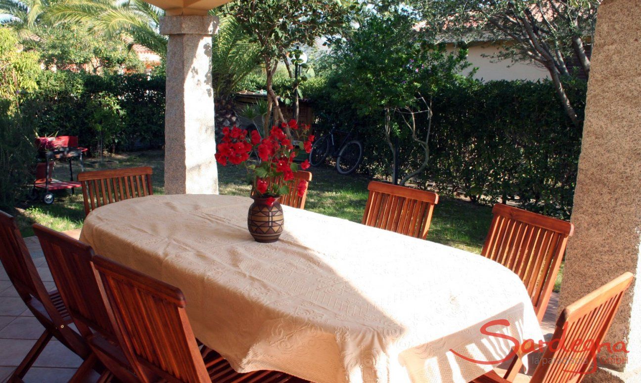 Villa Zoello 10 | Leben im Freien im Schutze der überdachten Terrasse Sardinien