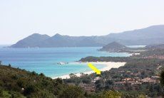 Villa Serena | Lage des Hauses an der Costa Rei Lage Villa Serena an der Costa Rei