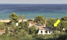 Villa ToreMari | Lage des Hauses an der Costa Rei Lage des Hauses an der Costa Rei