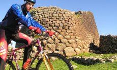 Radfahren bei Nuraghe Losa