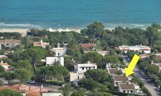 Villa Vela | Lage des Hauses an der Costa Rei Lage des Hauses an der Costa Rei