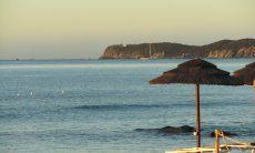 Villa Liliana | Abendstimmung am Strand vor dem Haus Am Strand vor dem Haus