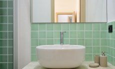 Apartment Cala Liberotto I | Badezimmer 1 mit Waschbecken Badezimmer, Detail