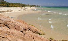 Strand von Santa Margherita, 350 Meter