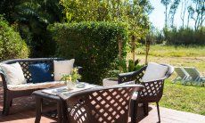 Apartment Orri 1 | Sitzecke auf der Terrasse Sitzecke auf der Terrasse