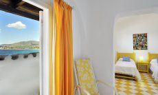Villa Bella | Schlafzimmer 2 mit Meerblick Einliegerwohnung mit Schlafzimmer und Meerblick